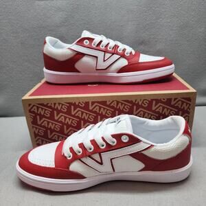 NIB Vans Lowland CC Varsity Red Men's Sneakers Skates Shoes Sz 8.5 Women's sz 10